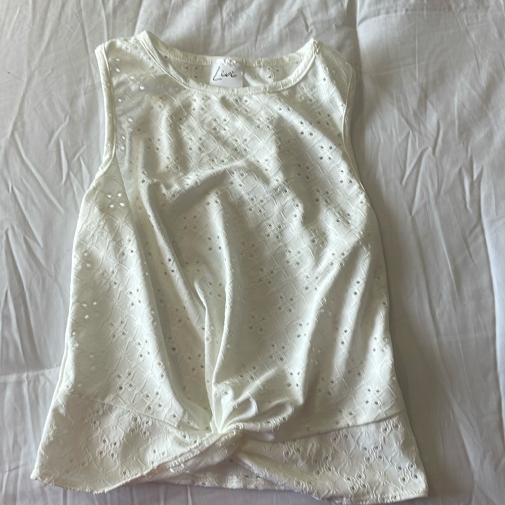 White tank top